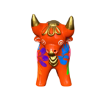 Toritos de Pucara Anaranjado - Imagen 2